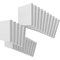 Ekena Millwork 7 3/4W x 7 3/4H x 1T PVC Hobby Boards, Unfinished, 25PK HBP08X08X100DUN - alternate 4